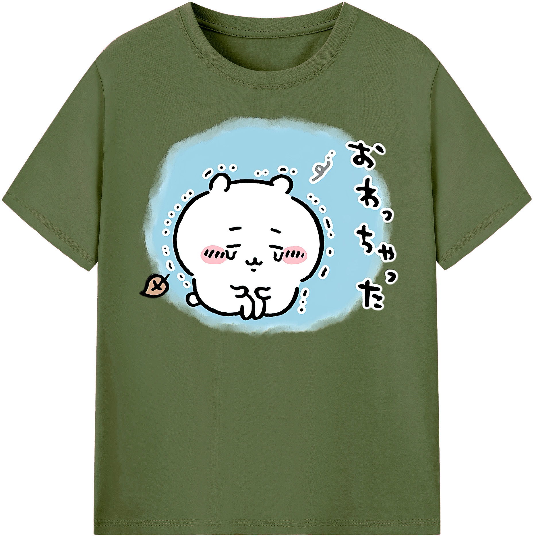 （画像用） ちいかわ ちいかわ Chii-kawa chiikawa 綿100％半袖Tシャツ（フロントプリント）